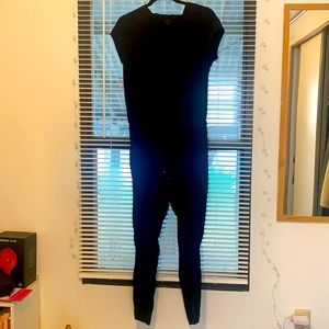Full body black jumpsuit